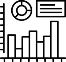 Histogram Icon Design Symbol vector