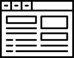 Blog Icon Design Symbol vector