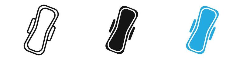 Sanitary pad icon vector