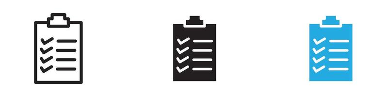Check list icon thin line illustration vector