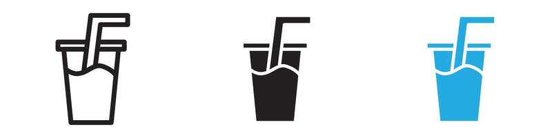Drink icon thin line illustration vector