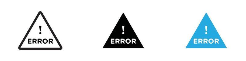Error Icon thin line illustration vector