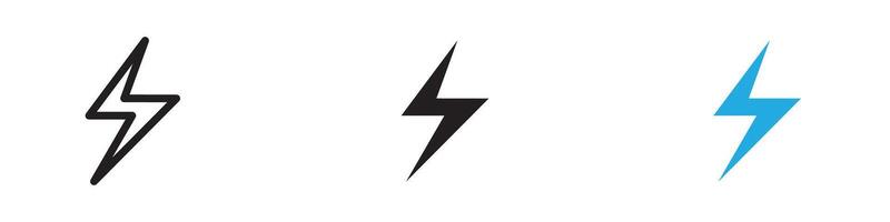 Flash icon thin line illustration vector