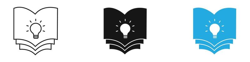 Knowledge icon thin line illustration vector