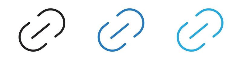 Link icon thin line illustration vector