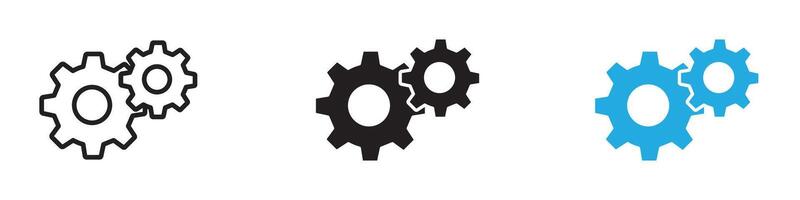 Manage icon thin line illustration vector