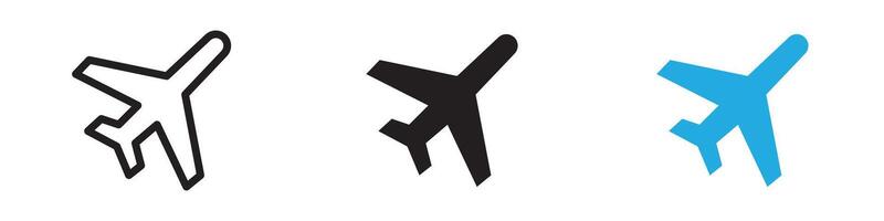 avión icono Delgado línea ilustración vector