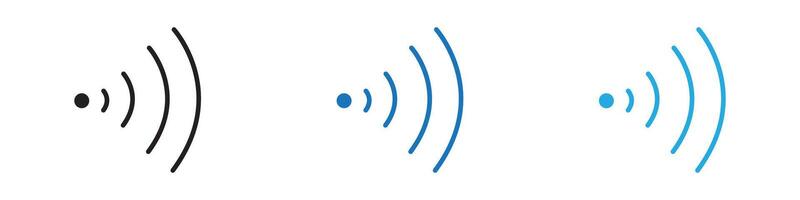 Wifi Signal icon thin line illustration vector