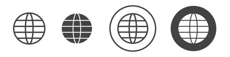 Browser icon thin line illustration vector
