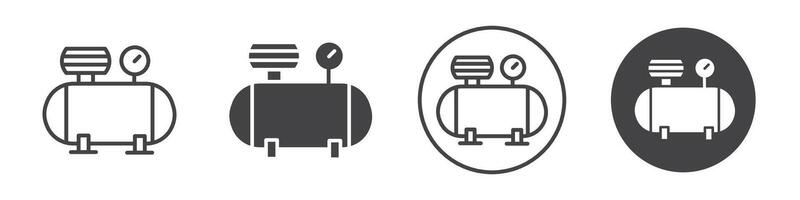 Compressor icon thin line illustration vector