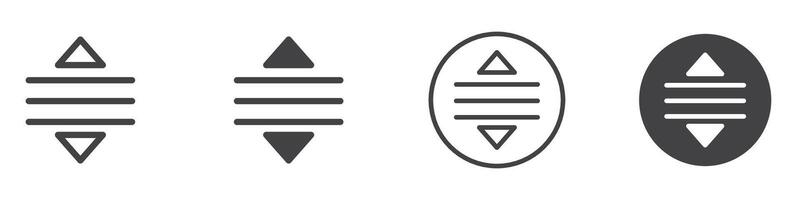 Drag icon thin line illustration vector