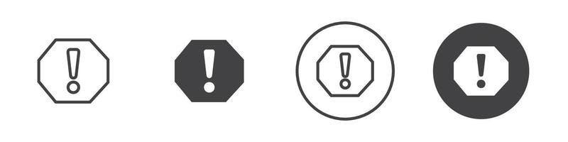 Error Icon thin line illustration vector