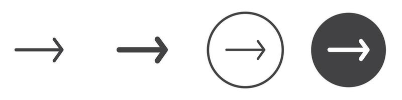 Forward icon thin line illustration vector