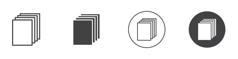 Layers icon thin line illustration vector