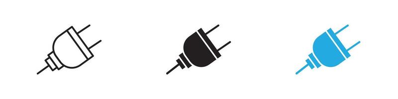 Plugin icon thin line illustration vector