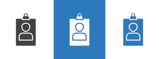 Assignment icon thin line illustration vector