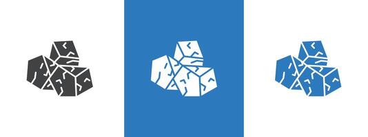 Charcoal icon thin line illustration vector