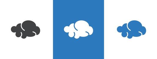 Cloud icon thin line illustration vector