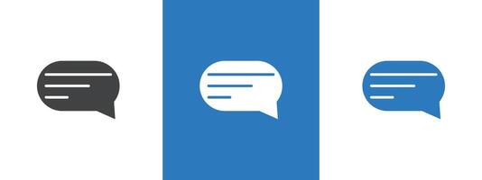 Comment icon thin line illustration vector