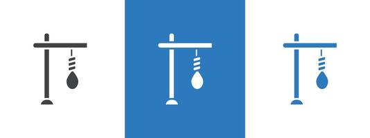 gallows icon thin line illustration vector