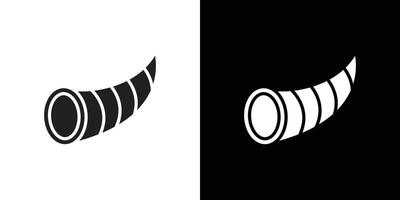 cornucopia icon linear logo isolated vector