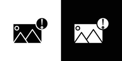 Image Error icon linear logo isolated vector