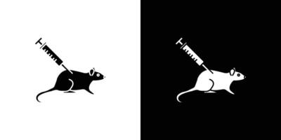 Lab rat experiment icon linear logo isolated vector