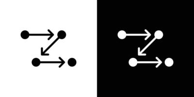 Process method step procedure or workflow icon linear logo isolated vector