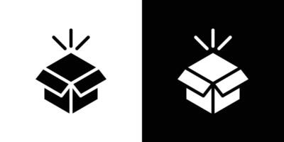 Unpack icon linear logo isolated vector