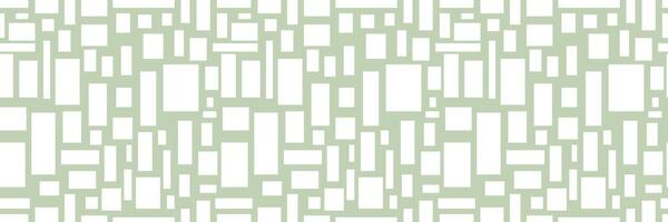 Neutrals color art abstract seamless pattern. Endless geometric tile print. Trendy neutral colors aesthetic brick shapes decoration. Muted light green fabric texture. Pastel boho style background. Eps vector