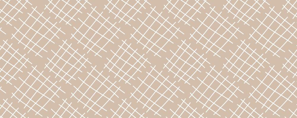 Neutrals color art abstract seamless pattern. Beige endless lattice print background. Trendy neutral colors aesthetic linear doodle grid. Muted light brown texture for packing, fabric, branding. Eps