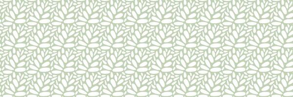 Neutrals color art abstract seamless pattern. Pastel boho style endless floral print. Trendy neutral colors aesthetic geometric foliage shapes background. Muted light green contemporary fabric texture vector