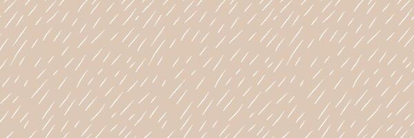 Neutrals color abstract seamless pattern. Beige endless graphic outline dashes horizontal banner. Trendy neutral colors aesthetic contemporary background. Pastel light brown boho style texture print vector