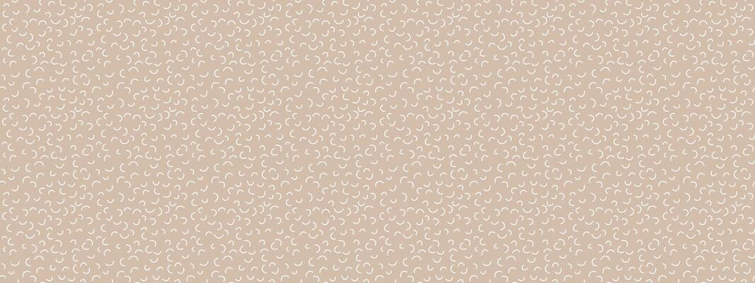 Neutrals color art abstract seamless pattern. Beige endless doodle squiggles print background. Trendy neutral colors aesthetic linear hatching. Muted light brown texture for textile, wrapping, packing
