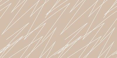 Neutrals color art abstract seamless pattern. Beige endless outline doodle print backdrop. Trendy neutral colors aesthetic linear scribble. Muted light brown texture for fabric, branding, decoration vector