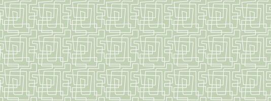 Neutrals color art abstract seamless pattern. Pastel boho style endless linear scribble print. Trendy neutral colors aesthetic geometric strokes backdrop. Muted light green contemporary fabric texture vector