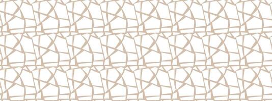 Neutrals color art abstract seamless pattern. Beige endless geometric tile print. Trendy neutral colors aesthetic shard shapes decoration. Muted light brown fabric texture. Pastel boho style backdrop vector