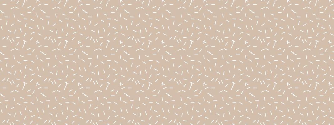 Neutrals color art doodle abstract seamless pattern. Beige endless geometric print background. Trendy neutral colors aesthetic linear hatching. Muted light brown texture for packing, fabric, branding