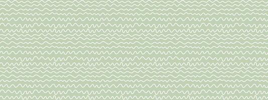 Neutrals color art abstract seamless pattern. Pastel boho style endless linear wave print. Trendy neutral colors aesthetic zigzag strokes background. Muted light green contemporary fabric texture. Eps vector