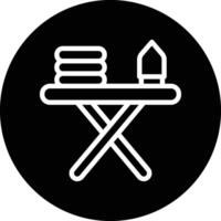 Ironing board Icon Design Illustration vector