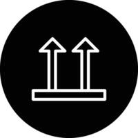 Fragile Icon Design Illustration vector