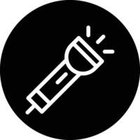 Torch Icon Design Illustration vector