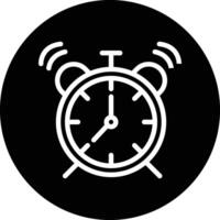 Alarm Clock Icon Design Illustration vector
