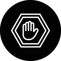 Ad Block Icon Design Illustration vector