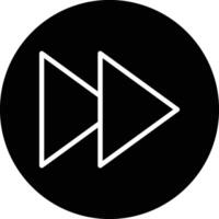 Forward Icon Design Illustration vector