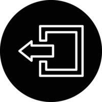 Log out Icon Design Illustration vector
