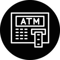 Atm machine Icon Design Illustration vector
