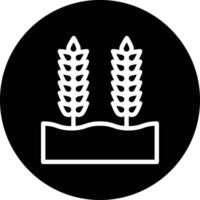 Wheat grain Icon Design Illustration vector