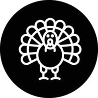 Turkey chicken Icon Design Illustration vector