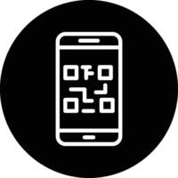 Qr code Icon Design Illustration vector